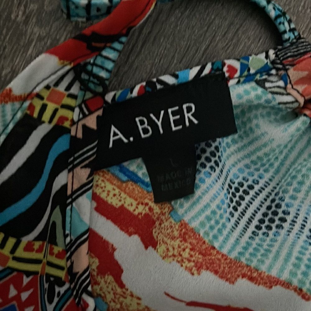 A.Byer Tank Multicolor sz Large - Picture 2 of 3